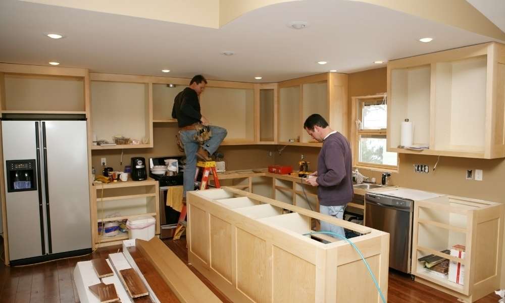 How to Install Vinyl Plank Flooring Around Kitchen Cabinets