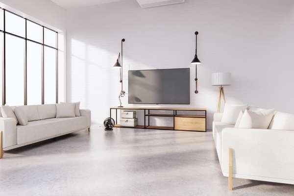  Place A Floor Lamp Next To Your TV